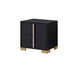 Queen Bedroom Set | Black & Gold | 2 Piece Set with Nightst&