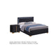 Queen Bedroom Set | Black & Gold | 2 Piece Set with Nightst&