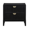 Queen Bedroom Set | Black & Gold | 3 Piece Set with 2 Nightst&s