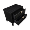 Queen Bedroom Set | Black & Gold | 3 Piece Set with 2 Nightst&s