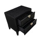 Queen Bedroom Set | Black & Gold | 3 Piece Set with 2 Nightst&s