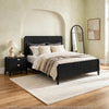 King Bedroom Set | Black & Gold | 2 Piece Set with Nightst&