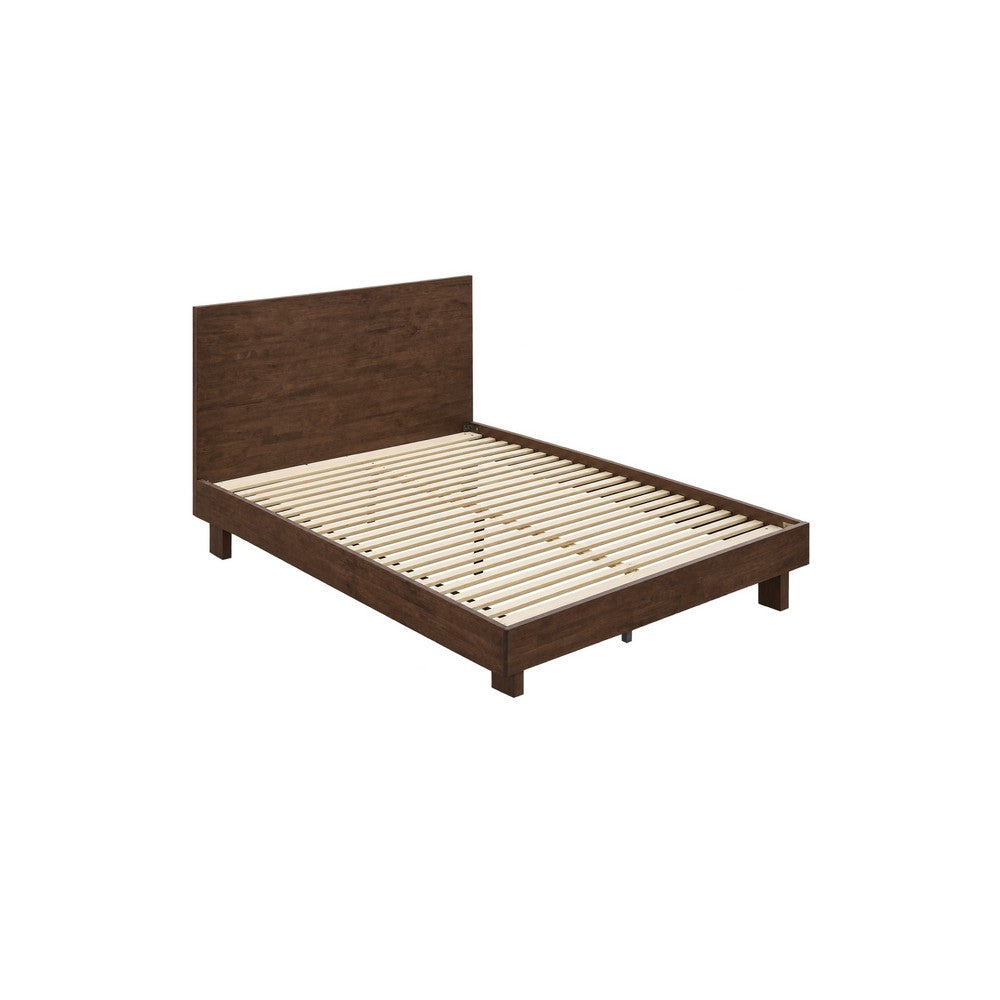 Queen Bedroom Set, Brown, 2 Piece Set with Nightstand