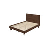 Queen Bedroom Set, Brown, 2 Piece Set with Nightstand