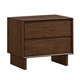 Queen Bedroom Set, Brown, 3 Piece Set with 2 Nightstands