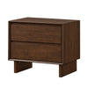 Queen Bedroom Set, Brown, 3 Piece Set with 2 Nightstands