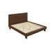 King Bedroom Set, Brown, 2 Piece Set with Nightstand