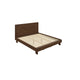 King Bedroom Set, Brown, 3 Piece Set with 2 Nightstands