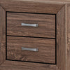 Queen Bedroom Set | Brown | 2 Piece Set with Nightst&