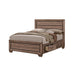 Queen Bedroom Set | Brown | 3 Piece Set with 2 Nightst&s