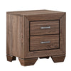King Bedroom Set | Brown | 2 Piece Set with Nightst&