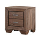 King Bedroom Set | Brown | 2 Piece Set with Nightst&