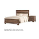 King Bedroom Set | Brown | 2 Piece Set with Nightst&
