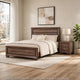 King Bedroom Set | Brown | 2 Piece Set with Nightst&