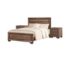 King Bedroom Set | Brown | 3 Piece Set with 2 Nightst&s