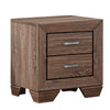 King Bedroom Set | Brown | 3 Piece Set with 2 Nightst&s