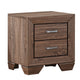 King Bedroom Set | Brown | 3 Piece Set with 2 Nightst&s