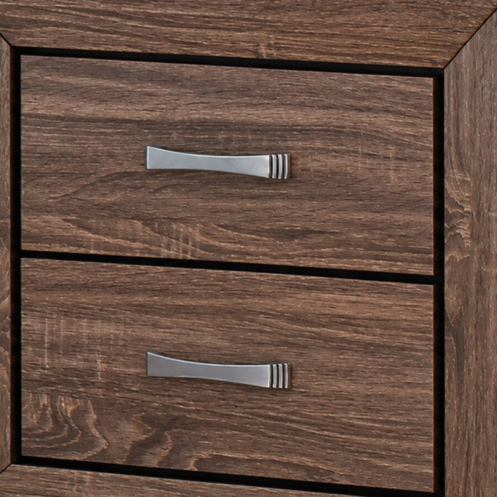 King Bedroom Set | Brown | 3 Piece Set with 2 Nightst&s