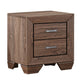 Queen Bedroom Set | Brown | 2 Piece Set with Nightst&