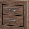 Queen Bedroom Set | Brown | 2 Piece Set with Nightst&