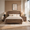 Queen Bedroom Set | Brown | 3 Piece Set with 2 Nightst&s