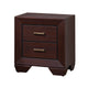 Queen Bedroom Set | Brown | 2 Piece Set with Nightst&