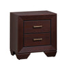 Queen Bedroom Set | Brown | 2 Piece Set with Nightst&
