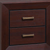 Queen Bedroom Set | Brown | 2 Piece Set with Nightst&