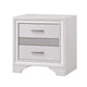 Queen Bedroom Set | White | 2 Piece Set with Nightst&