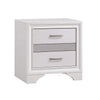 Queen Bedroom Set | White | 2 Piece Set with Nightst&
