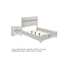 Queen Bedroom Set | White | 2 Piece Set with Nightst&