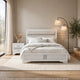 Queen Bedroom Set | White | 2 Piece Set with Nightst&