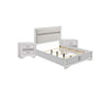 Queen Bedroom Set | White | 3 Piece Set with 2 Nightst&s