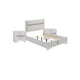 Queen Bedroom Set | White | 3 Piece Set with 2 Nightst&s