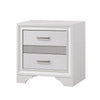 Queen Bedroom Set | White | 3 Piece Set with 2 Nightst&s
