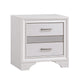 Queen Bedroom Set | White | 3 Piece Set with 2 Nightst&s