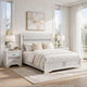Queen Bedroom Set | White | 3 Piece Set with 2 Nightst&s