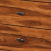 Queen Bedroom Set, Brown and Gray, 2 Piece Set with Nightstand