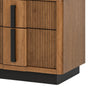 King Bedroom Set, Storage, Brown and Black, 2 Piece Set with Nightstand