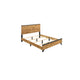 Queen Bedroom Set, Black, Dark Brown, 2 Piece Set with Nightstand