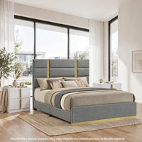 Gray, Gold, White