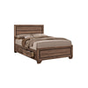 California King Bedroom Set, Storage, Brown, 2 Piece Set with Nightstand