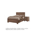 California King Bedroom Set, Storage, Brown, 2 Piece Set with Nightstand