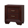 King Bedroom Set, Storage Design, Brown, 3 Piece Set with 2 Nightstands