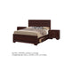 King Bedroom Set, Storage Design, Brown, 3 Piece Set with 2 Nightstands