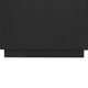 Dane Contemporary End Table | Lower Open Shelf | Black Oak Veneer | 22"