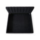 Soru King Size Bed | Vertical Channel Tufted | Black Boucle Upholstery