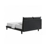 Veru King Size Bed | Dark Gray Chenille Upholstery | Pillow Top Headboard