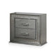 Cyl 4pc Queen Bedroom Set | LED Headboard and Mirror | Metallic Gray