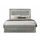 Cyl 5pc Queen Bedroom Set | LED Headboard and Mirror | Metallic Gray